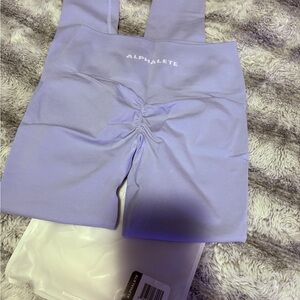 Alphalete mystic blue amplify leggings